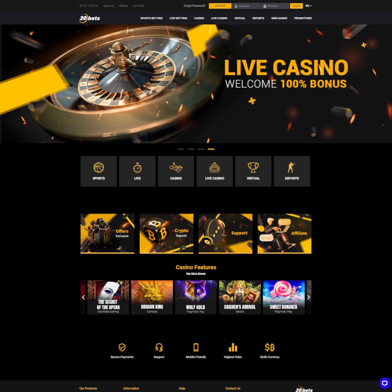 20bets screenshot 1