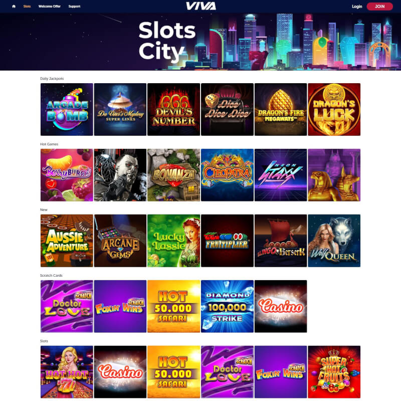 Viva Fortunes Casino screenshot 2