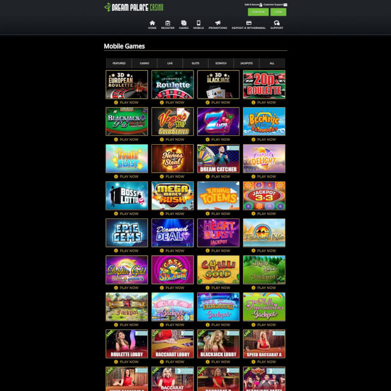Dream Palace Casino screenshot 2