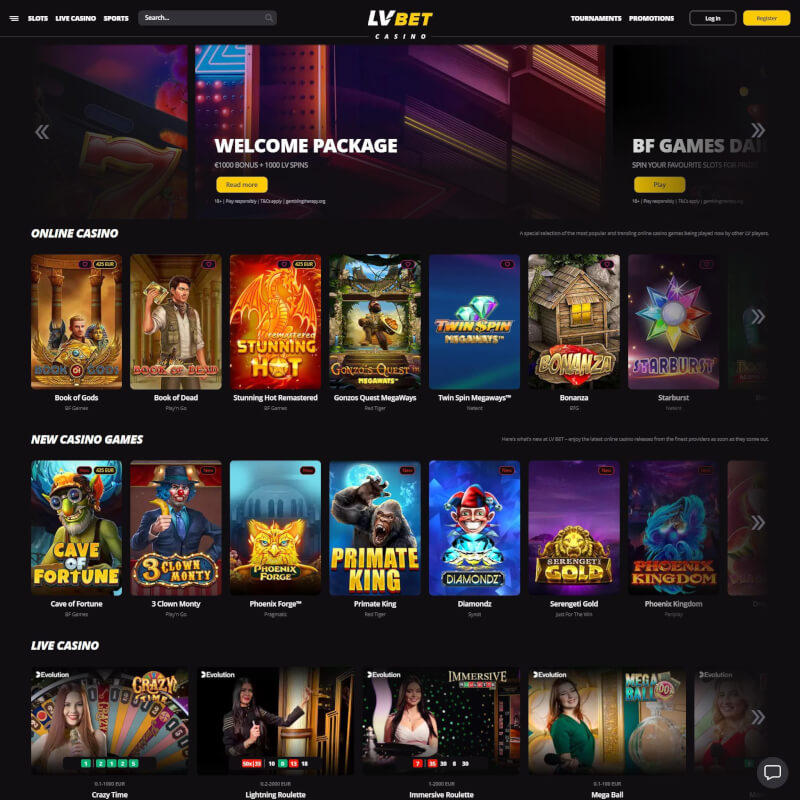 LV BET screenshot 1