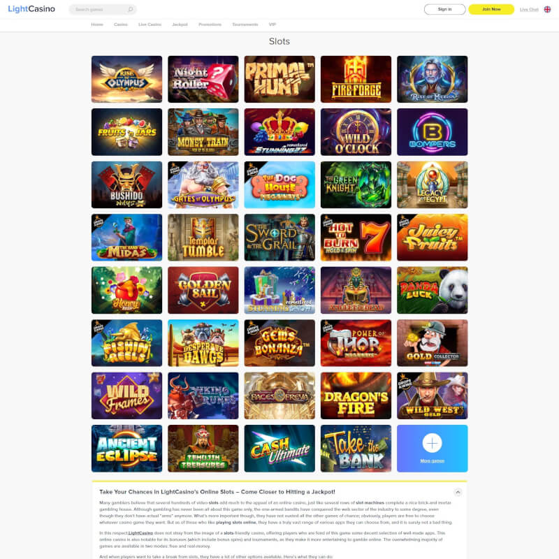 Light Casino screenshot 2