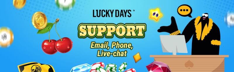 luckydays support choices review-logo