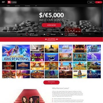 Mansion Casino screenshot 1