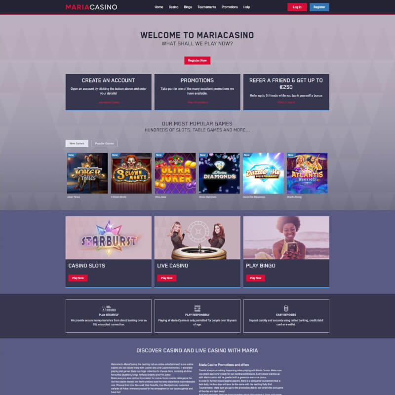 Maria Casino screenshot 1