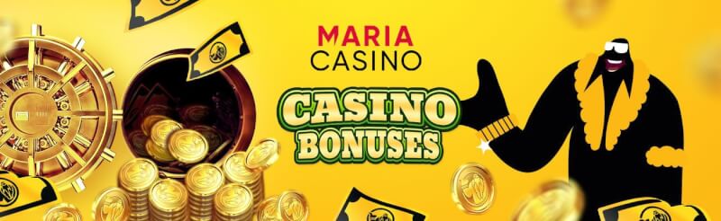 Bonuses and offers at Maria Casino-logo