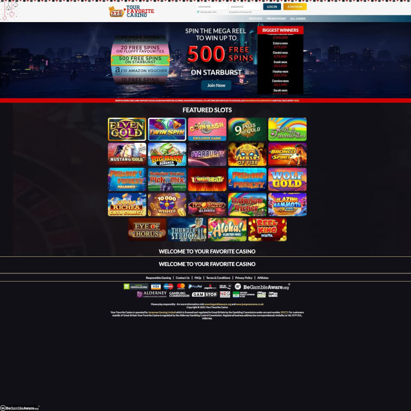 your chosen Casino screenshot 1