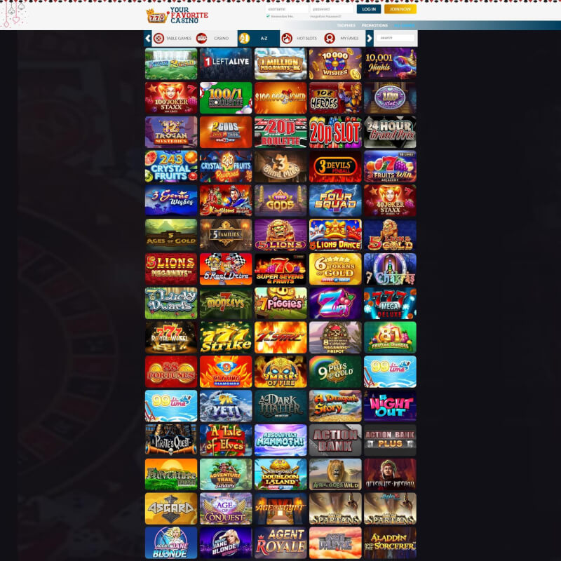 your chosen Casino screenshot 2