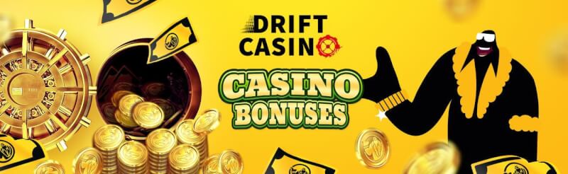 Drift Casino is offering new players a good welcome bonus-logo