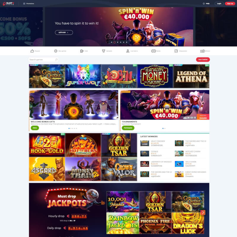 Slotv Casino screenshot 1