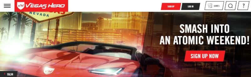 vegas hero casino website includes casino games, أول إيداع إضافي وعروض لشعار لاعبين جدد