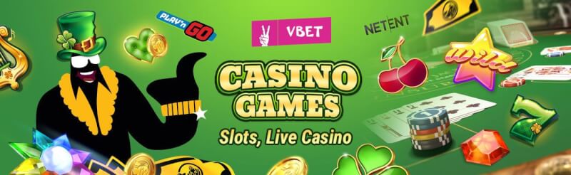 vbet casino provides numerous gambling games like slots, ألعاب المقامرة في الوقت الفعلي مثل لعبة ورق, القمار وشعار الروليت