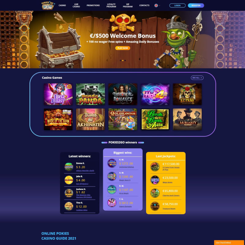 Pokies2go screenshot 1