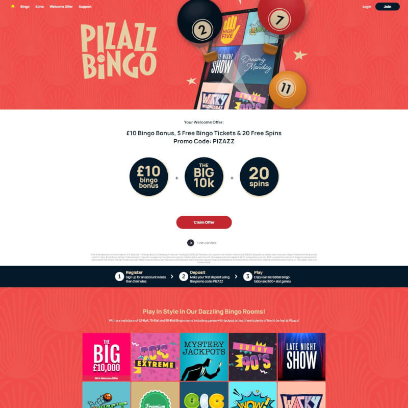 Pizazz Bingo screenshot 1