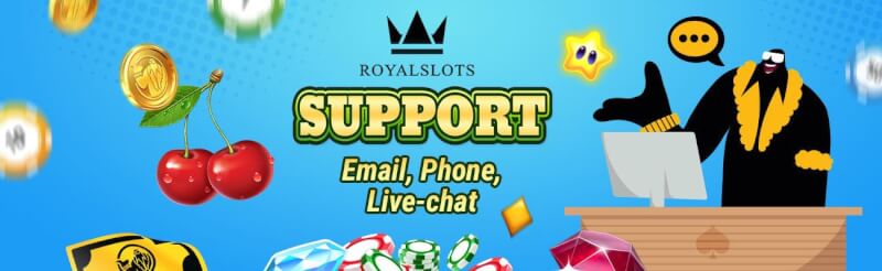 royal slots assistance options review-logo