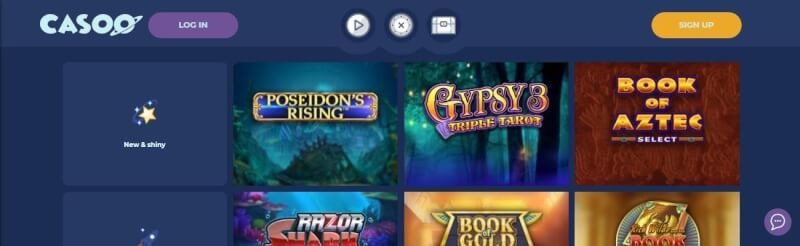 casoo casino homepage offers gambling games, مكافأة الإيداع الأولى والعروض الترويجية لشعار اللاعبين الجدد