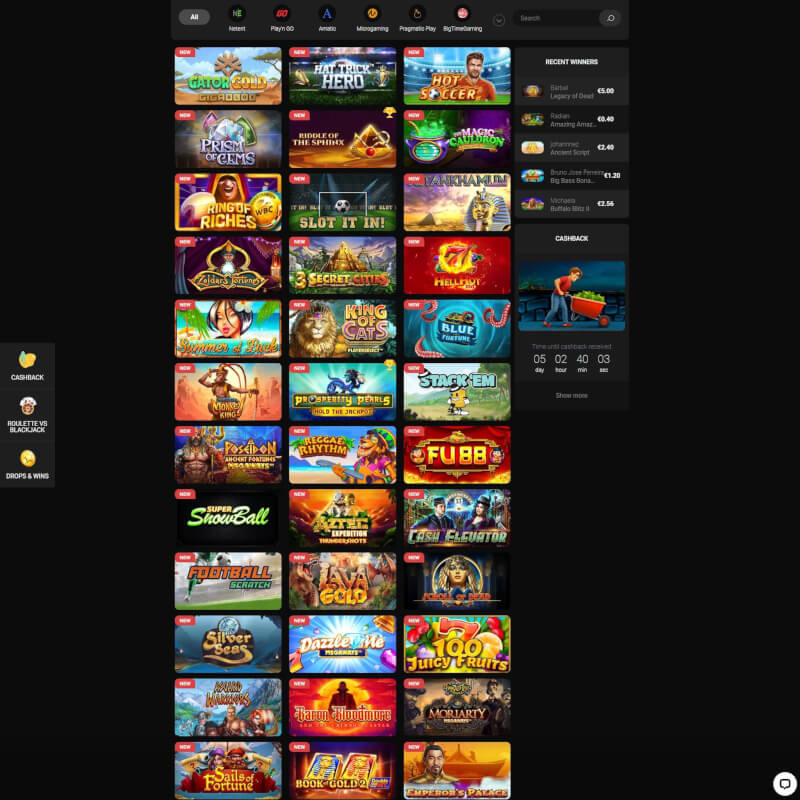 Betchan Casino screenshot 2