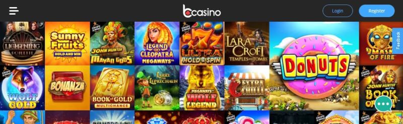 bcasino homepage offers casino games and campaigns for new players-logo