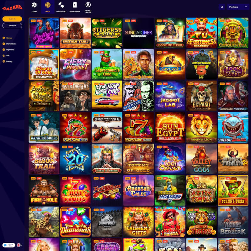 Dazard Casino screenshot 2