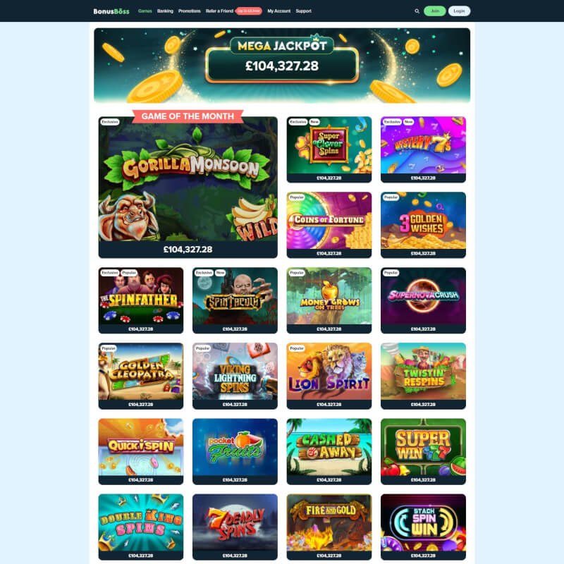 Bonus employer Casino screenshot 2