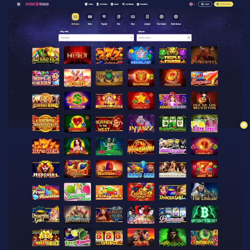 Spider Vegas Casino screenshot 2