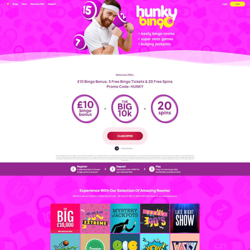 Hunky Bingo screenshot 1