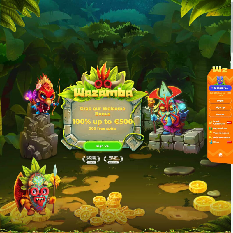 Wazamba screenshot 1