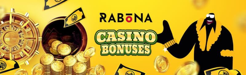 rabona casino provides welcome bundle with deposit bonus and no-cost spins for new players-logo
