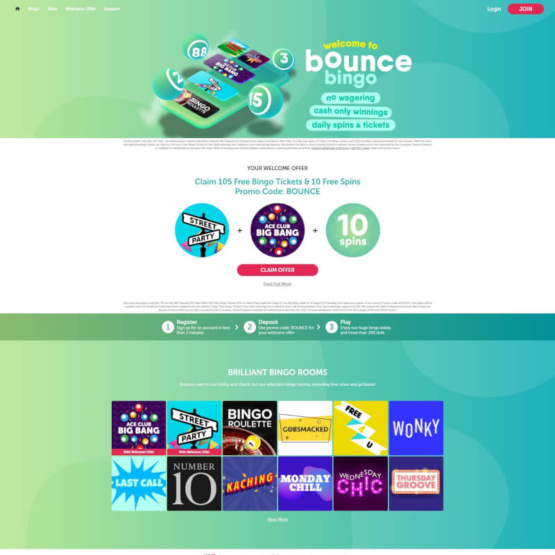 Bounce Bingo screenshot 1
