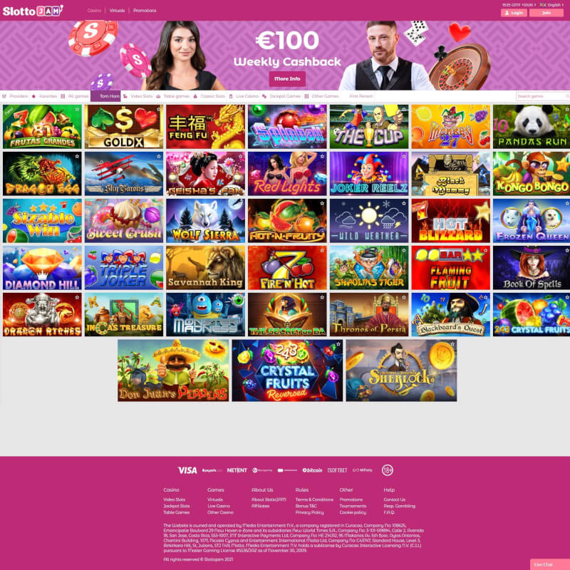 SlottoJAM Casino screenshot 1