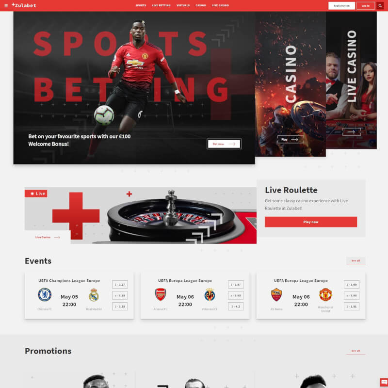 Zulabet screenshot 1