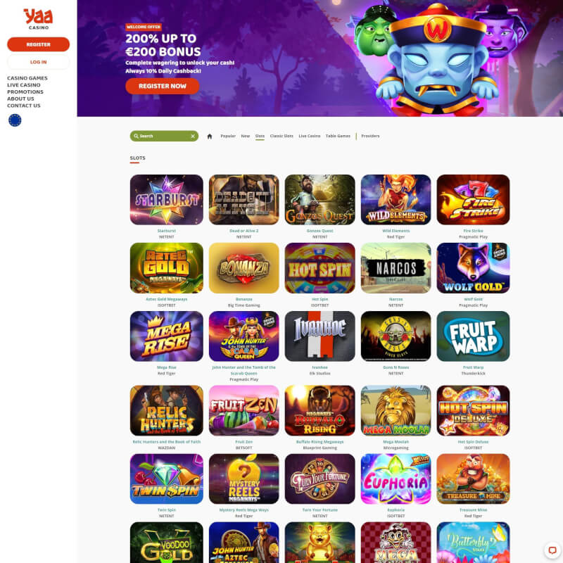 YaaCasino screenshot 2