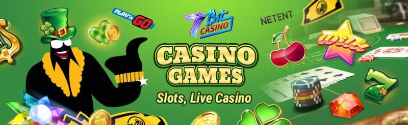 7bit casino offers numerous casino games like slot machines, ألعاب المقامرة الحية مثل لعبة ورق, القمار وشعار الروليت