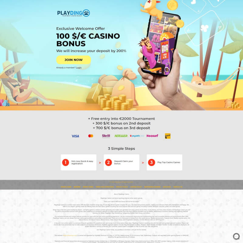 PlayDingo Casino screenshot 1