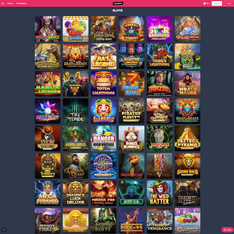 Supremo Casino screenshot 2