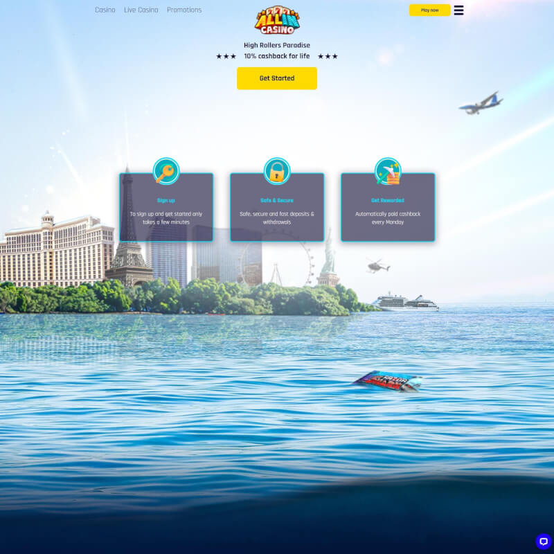 all-in Casino screenshot 1