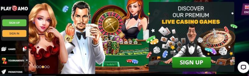 playamo casino homepage offers casino games, الإيداع الأول الإضافي وحملات شعار اللاعبين الجدد