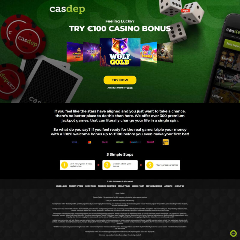 Casdep screenshot 1