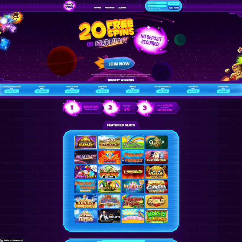 area Wins Casino screenshot 1