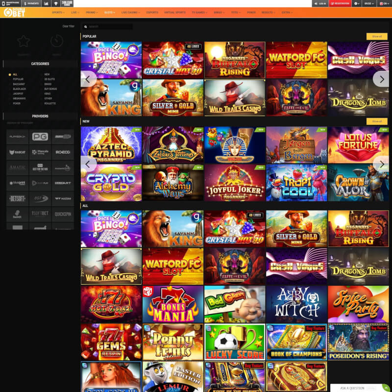DoubleBet Casino screenshot 1