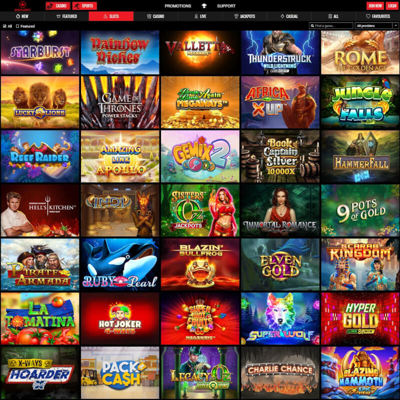 Maplebet screenshot 2