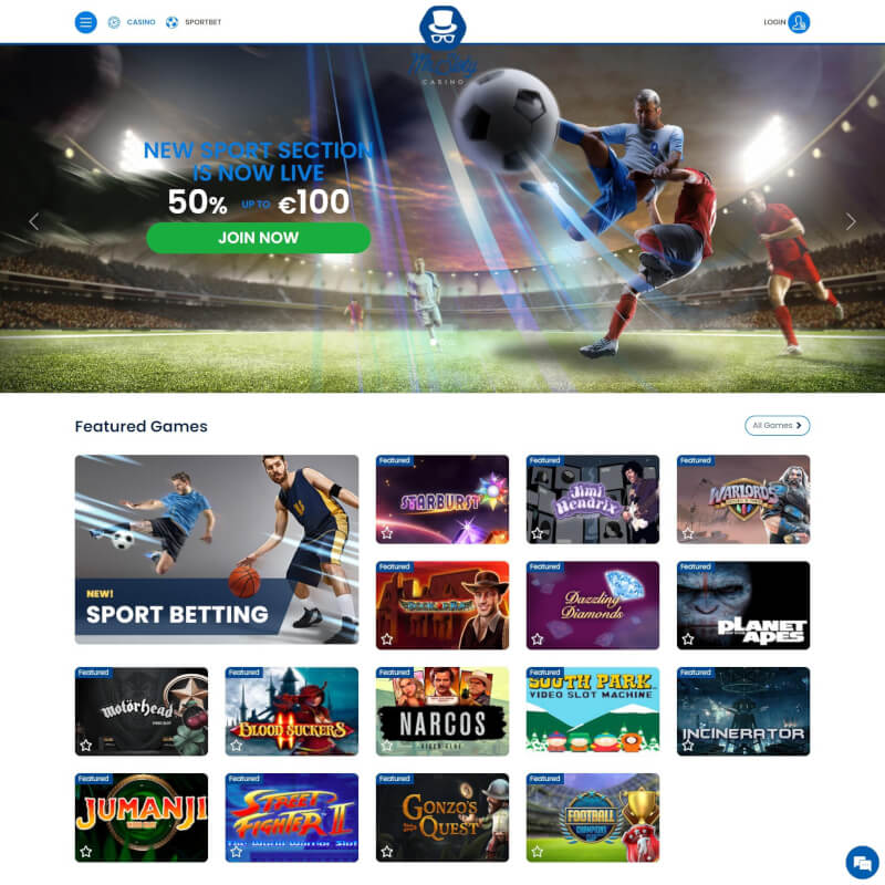 Mr Sloty Casino screenshot 1