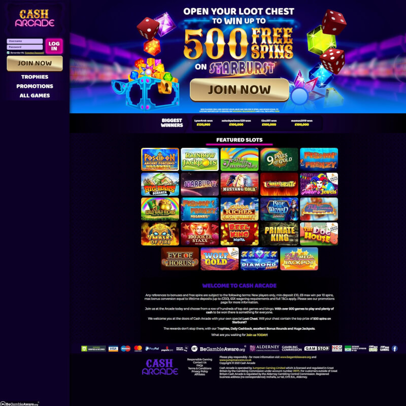 money Arcade Casino screenshot 1
