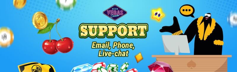 neon vegas support options review-logo