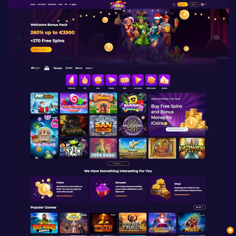 IWild Casino screenshot 1