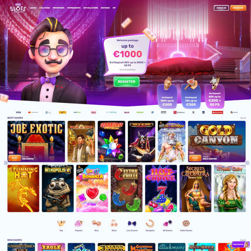 slot machines Palace Casino screenshot 1