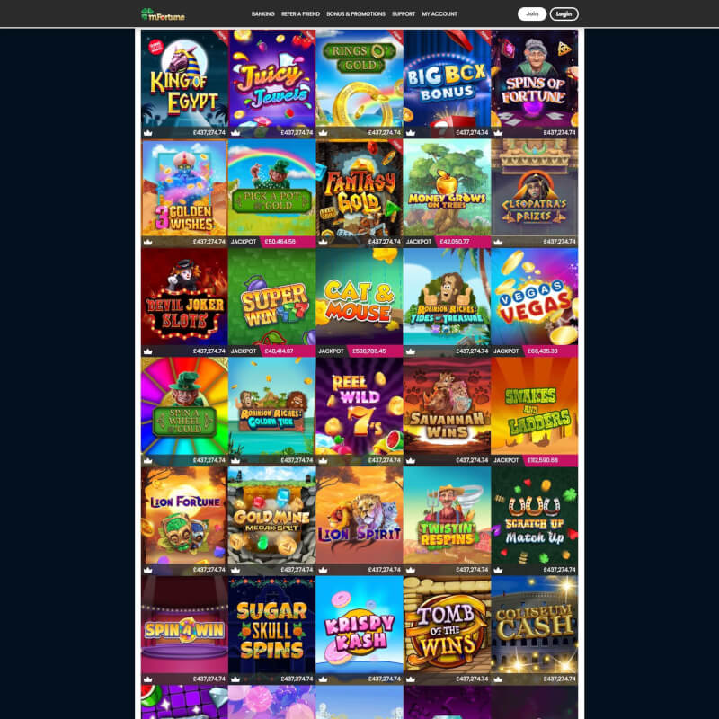 mFortune Casino screenshot 2