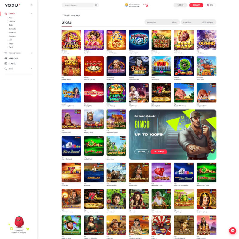 Yoju Casino screenshot 2