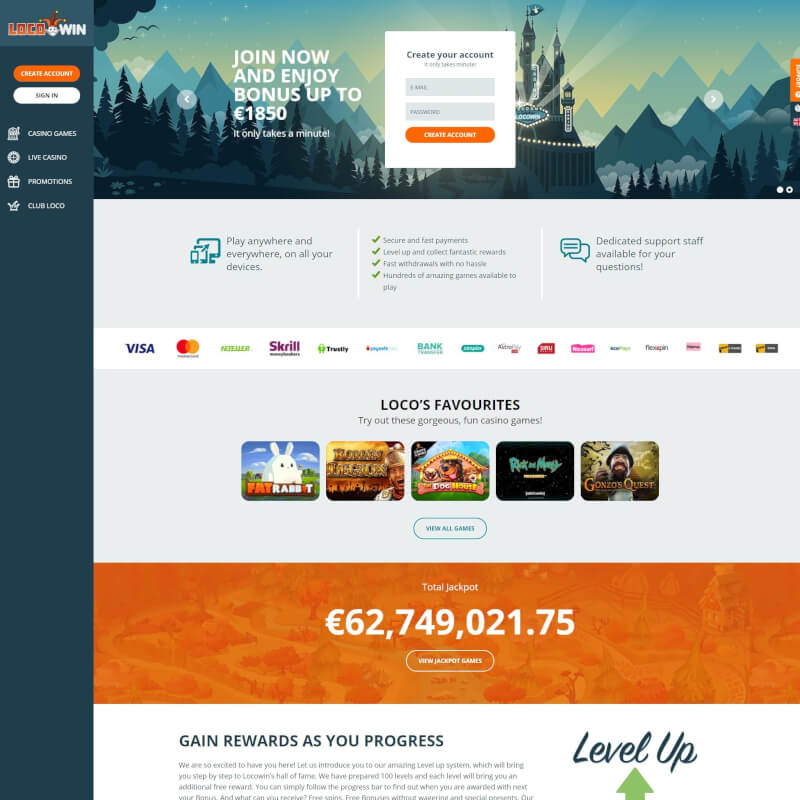Locowin Casino screenshot 1