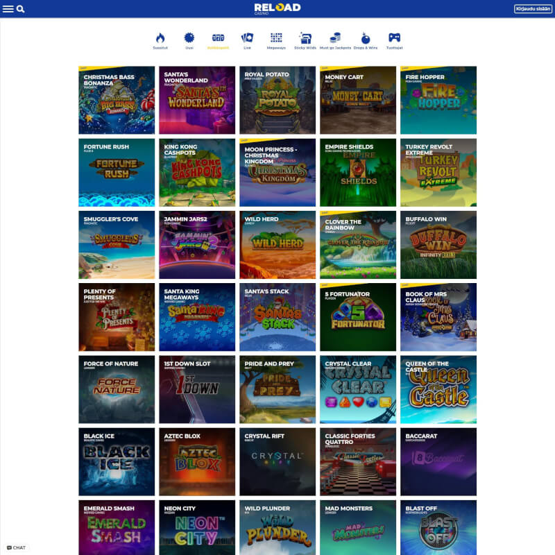Reload Casino screenshot 2
