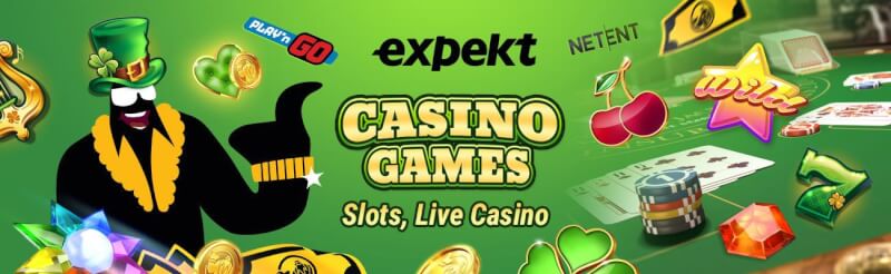 expekt casino provides different gambling games like slot machines, ألعاب المقامرة في الوقت الفعلي مثل لعبة ورق, القمار وشعار الروليت
